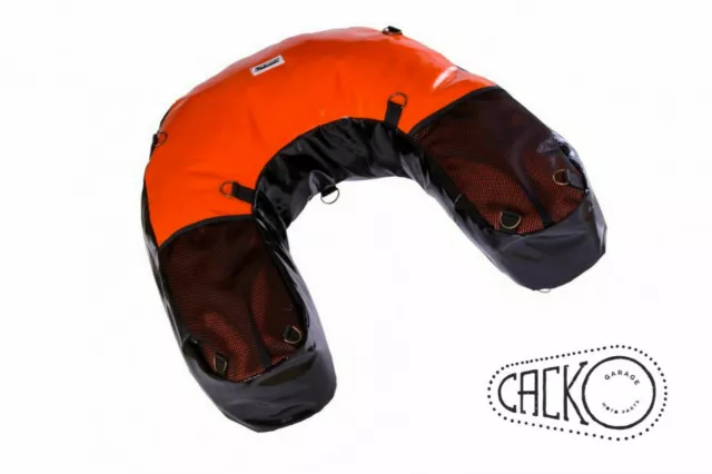 Moto KTM Orange Boucle Selle Rigide Portant Étanche Tige Sac Souple Sacoche
