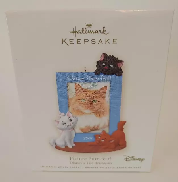 Hallmark Keepsake  Christmas Photo Holder Picture Purr-fect! Disney's Aristocats