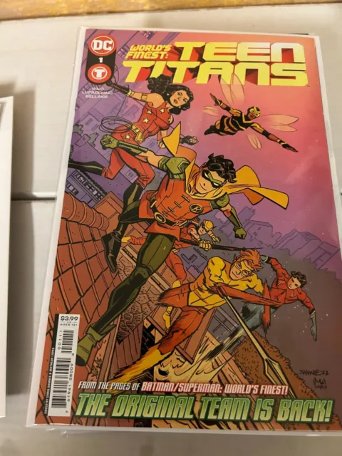 WORLDS FINEST TEEN TITANS (2023 DC Comics) #1 NM 1st Print Robin Superman Batman