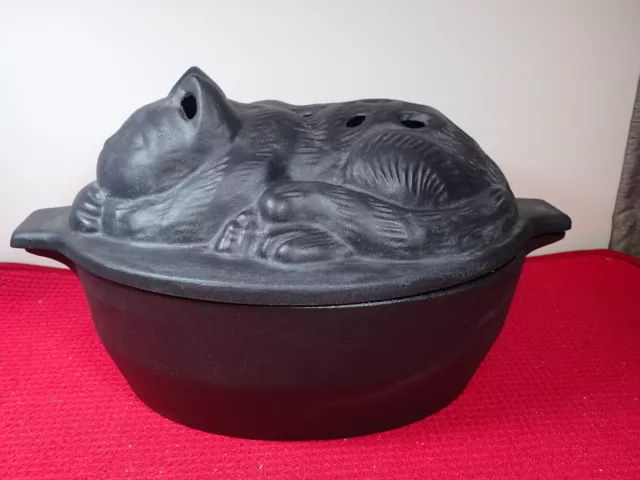 John Wright Black Cat Cast Iron Wood Stove Radiator Steamer Humidifier John Wright Black Cat Cast Iron Wood Stove Radiator Steamer Humidifier