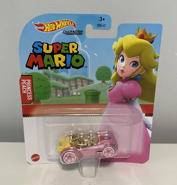HOT WHEELS CHARACTER Car Super Mario Princess Peach £11.23 - PicClick UK