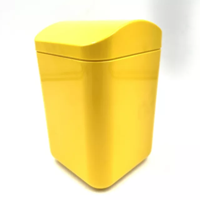 Contenitore in plastica Design Makio Hasuike by Gedy vintage Giallo coperchio