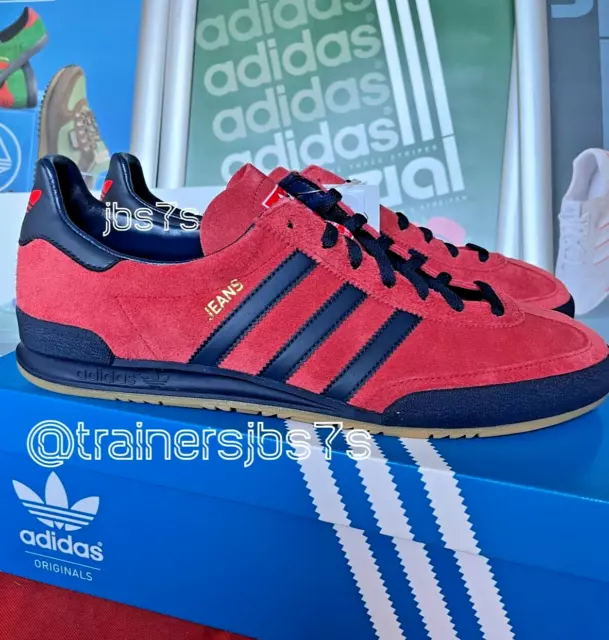 Adidas jeans mkii red & collegiate navy store