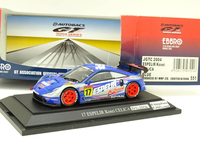 Miniature Ebbro 1/43 Toyota Celica #71 JGTC 2003 - SigmaTec, Kurosawa/Sawa