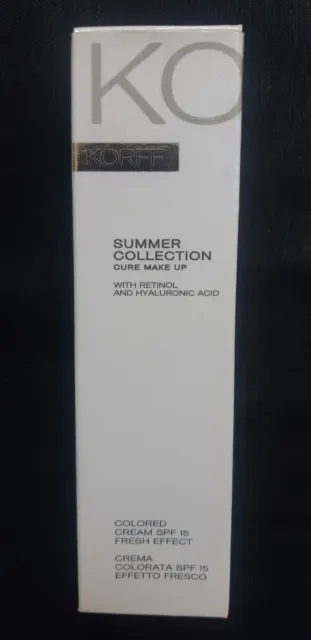 KORFF Summer Collection Crema Colorata SPF 15 idratante effetto fresco