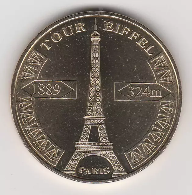 A 2008 evm2 TOKEN MEDAILLE MONNAIE DE PARIS -- 75 007 N°25 TOUR EIFFEL 1889