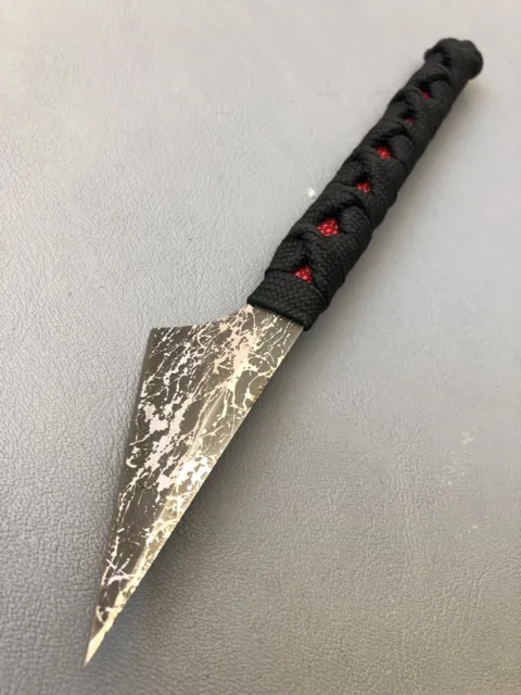 COLTELLO  Custom Knife J. Mitchell 1095 - Toje - Pelle Di Razza - Kydex