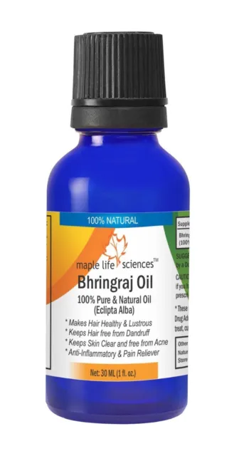 Bhringraj Oil 100% Pure & Natural Oil Eclipta Alba Makes Hair Healthy & Lustrous