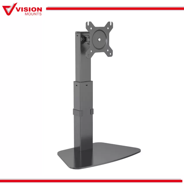 Gas Lift Freestanding Monitor Stand Arm Desk Single HD LED Mount Bracket Holder