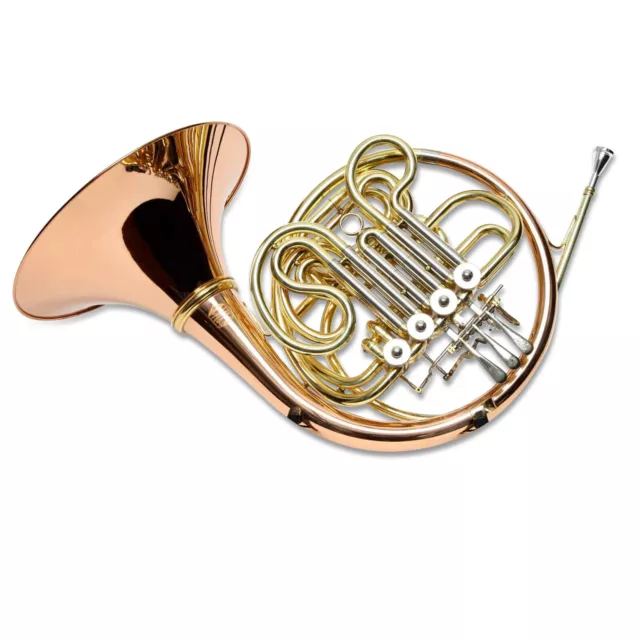 SYMPHONIE WESTERWALD® Waldhorn Doppelhorn French Horn in Bb/F Goldmessing NEU