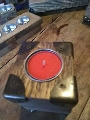 Handmade Wooden Tealight Holder 3