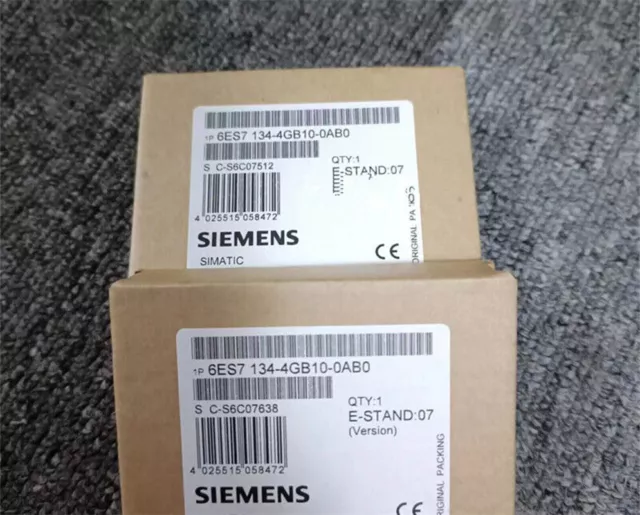 New Siemens 6ES7 134-4GB10-0AB0 6ES7134-4GB10-0AB0 ELECTRONIC MODULE FOR ET 200S