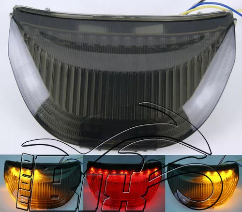 Faro Posteriore Stop Led Indicatori Honda Cbr 600Rr 03/06- Cbr 1000 04/07 Fume'