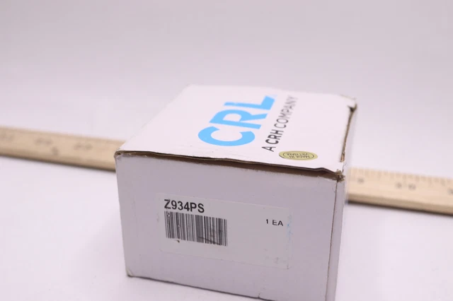 CRL Z-Series Flat Surface Mount Square Type Glass Clamp Polished Stainless