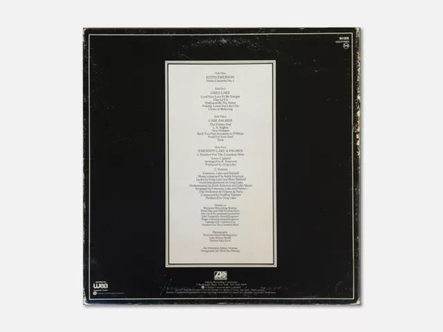 Emerson Lake Palmer - Works1 - double vinyle pressage original France année 1977 3
