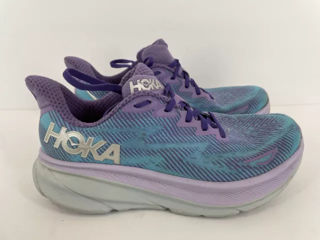 HOKA ONE ONE Clifton 9 Women's Running Shoes Blue-Purple 1127896-CVPL ...