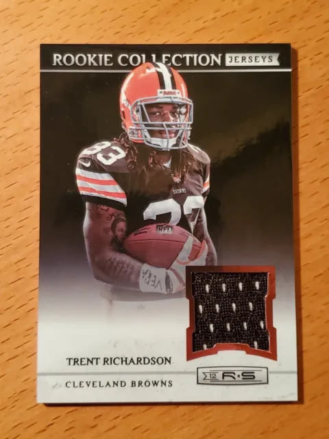 2012 Rookies & Stars Rookie Collection Jerseys #9 Trent Richardson Browns RB