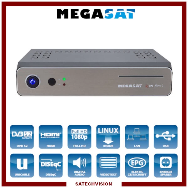 Récepteur Satellite DVB Stream Vision Alcyone 5 - Rack 1U, Occasion Fonctionnel