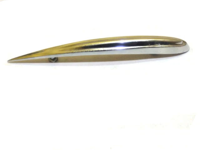 Parafango Crest Metallo Cromo 210mm Per Vespa Vbb ,Sprint, Super