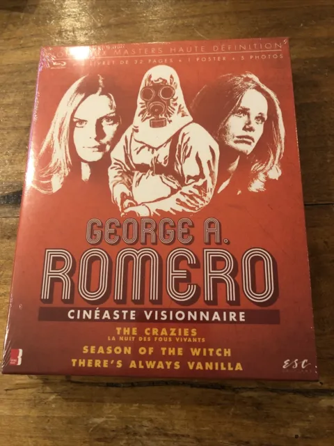 Coffret Blu Ray Neuf Emballé « Georges A. Romero Cinéaste Visionnaire »