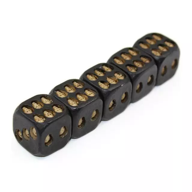 1pcCool Black Skull Dice 6-Sided Party Entertainment Leisure Toys 5R3E u
