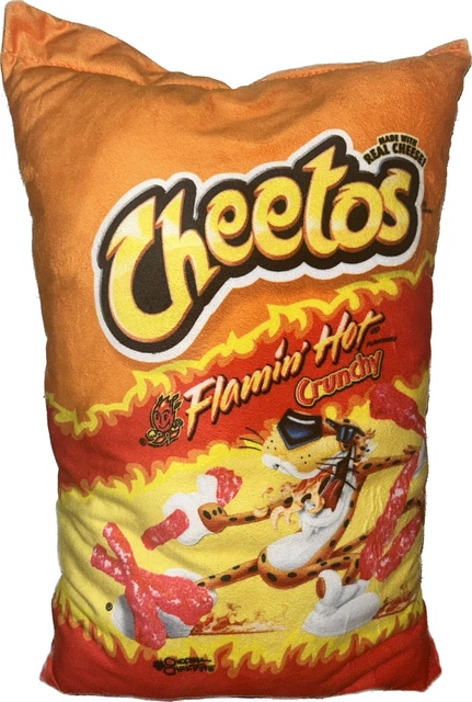 CRUNCHY FLAMIN' HOT Cheetos Chip Bag Pillow Chester Cheetah Stuffed