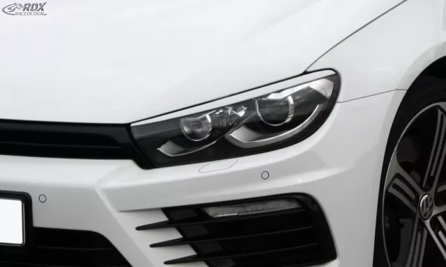 RDX Scheinwerferblenden für VW Scirocco 3 2014+ Böser Blick Blenden Spoiler