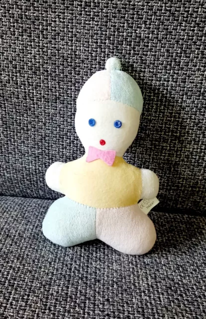 C1 Doudou Peluche TIGEX bonhomme clown 18 cm