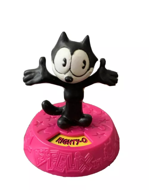 ASK FELIX the CAT Spinner Fortune Teller figure toy Wendys 1996 Happy Meal RARE