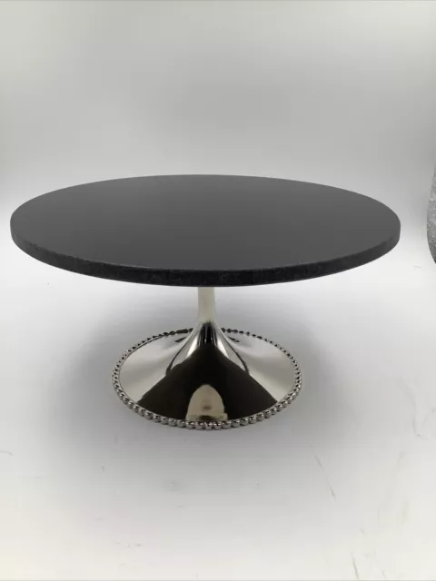 Michael Aram Molten Cake Stand, Black Marble # 143354