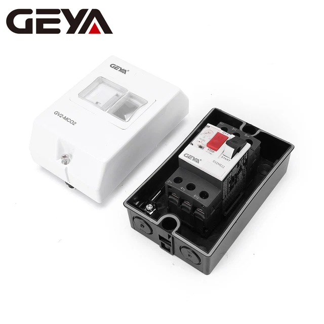 Interrupteur De Protection Moteur Étanché IP55 6-10A – Disjoncteur Magnéto-Thermique 220V/380V Pour Moteurs Asynchrones, Surcharge Et Court-Circuit
