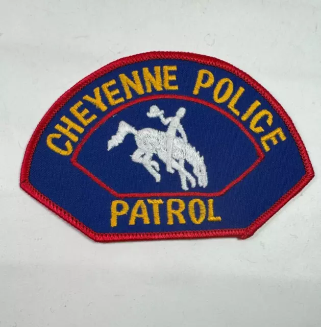 Cheyenne Police Patrol Wyoming WY Capital City Patch G5