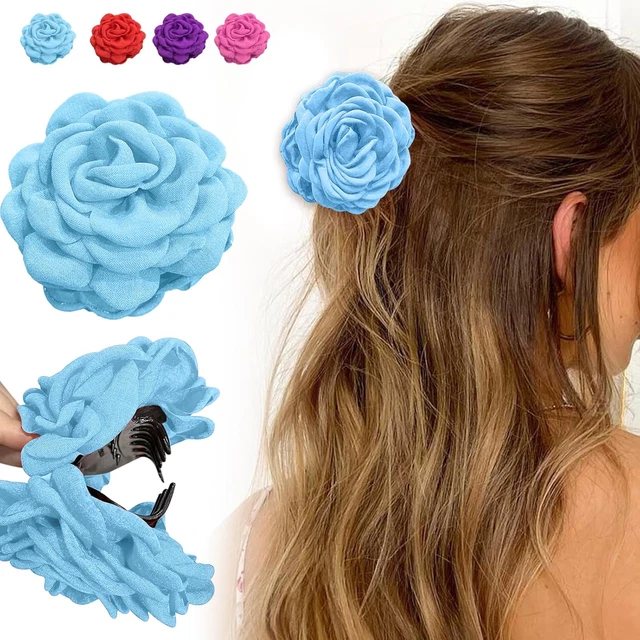Pince à cheveux Bibi et épingle à cheveux en forme de fleur et