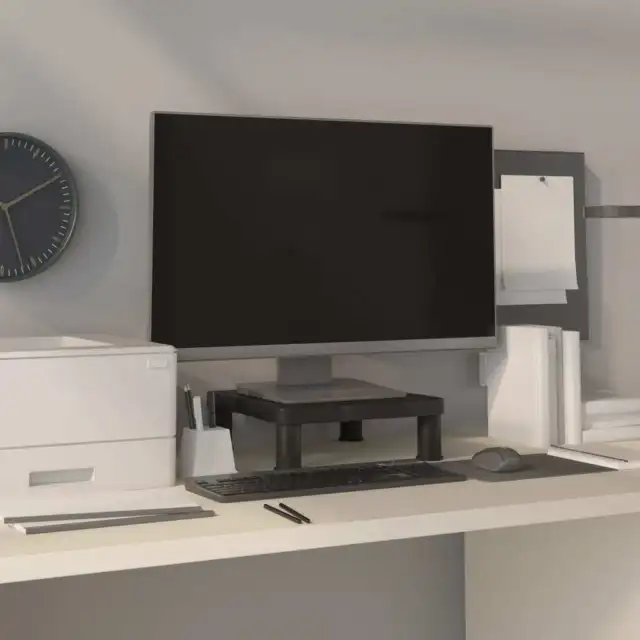 Monitorständer Schwarz 33,5x34x10,5cm Monitorerhöhung Bildschirmständer vidaXL
