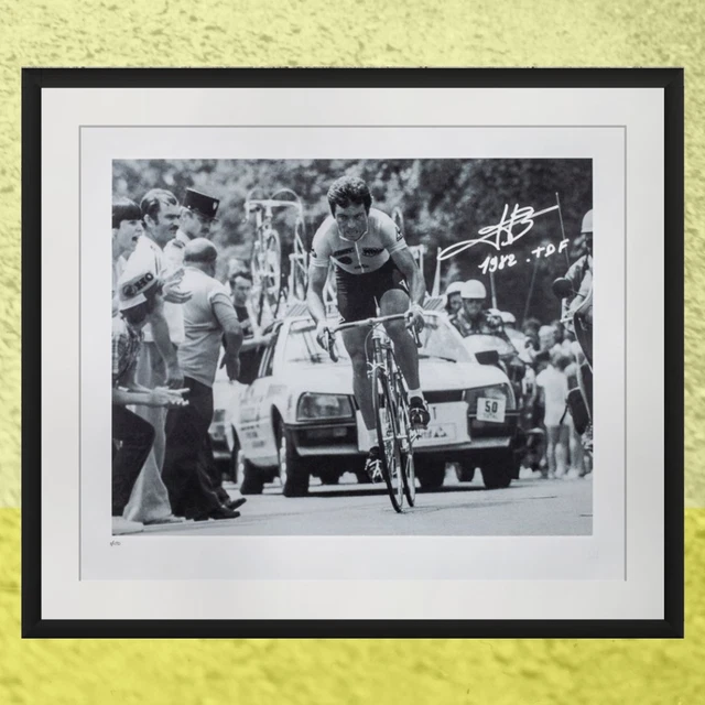 Photo 6x4 Signée Bernard Hinault - Autographe TDF Avec Certificat D'authenticité