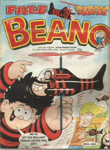 The Beano : March 18th 2000 : Vintage UK Comic Book #3009