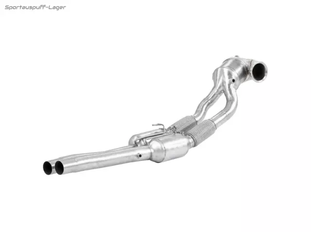 HJS Edelstahl Ø96mm Downpipe mit Sport-Kat und OPF Audi RS3 Typ 8V Bj. 2019-2020