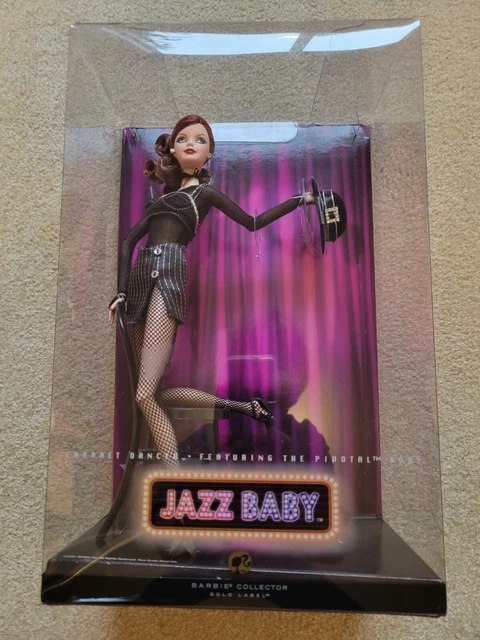 Barbie Gold Label Jazz Baby Cabaret Articulated Dancer Redhead Doll NRFB MIB