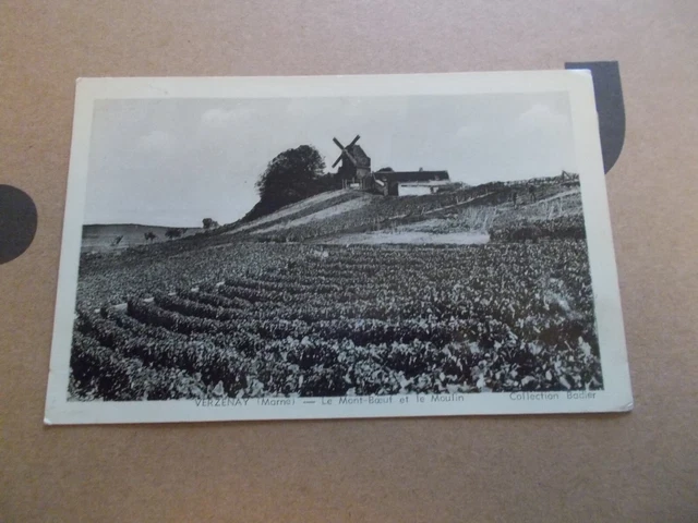 Cpa 51  Verzenay  Marne  Le Mont Boeuf Et Le Moulin  Dans Les Vignes
