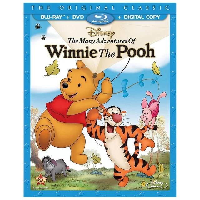THE MANY ADVENTURES of Winnie the Pooh (Blu-ray/DVD, 2013, 2-Disc Set