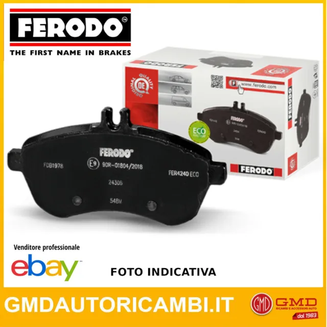 Kit Pastiglie Freno Ant Ferodo Fiat Punto 1.7 Td 51Kw 94>99 Fdb1160
