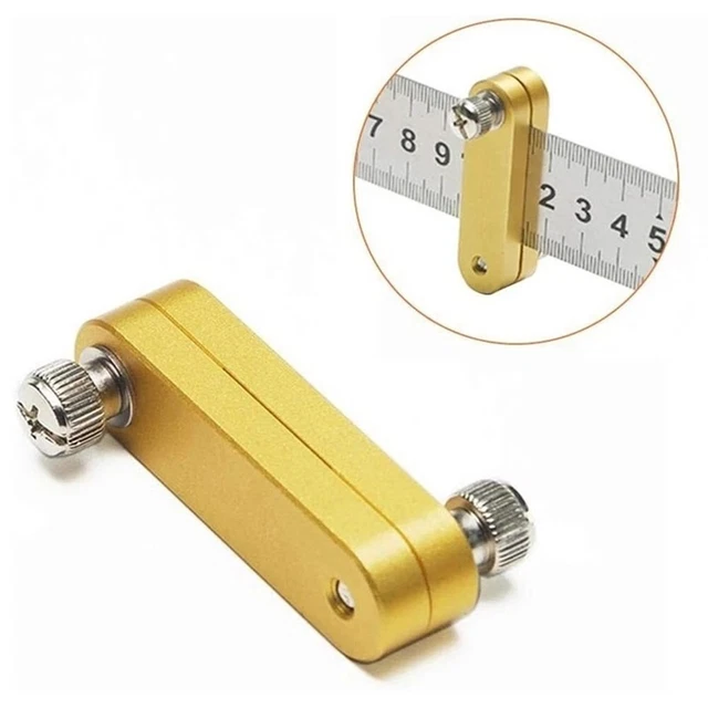 Linea di marcatura blocco di posizionamento righello in acciaio disegno larghezza 0-30 mm
