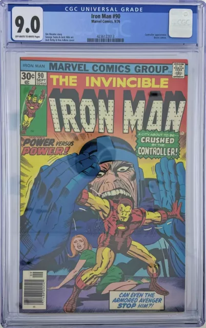 The Invincible Iron Man # 90 CGC 9.0 (1976) Jack Kirby cover