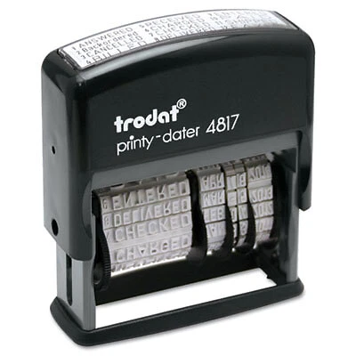 Trodat STAMP,12 MSG DATR ECON SI 4817 TRODAT Trodat 4817 092399197232