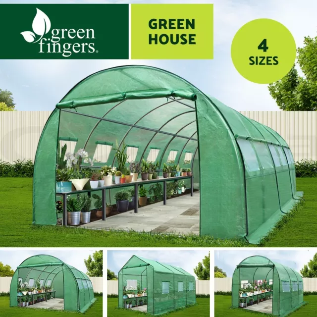 Greenfingers Greenhouse Tunnel Garden Green House Storage Walk in Shed Plant