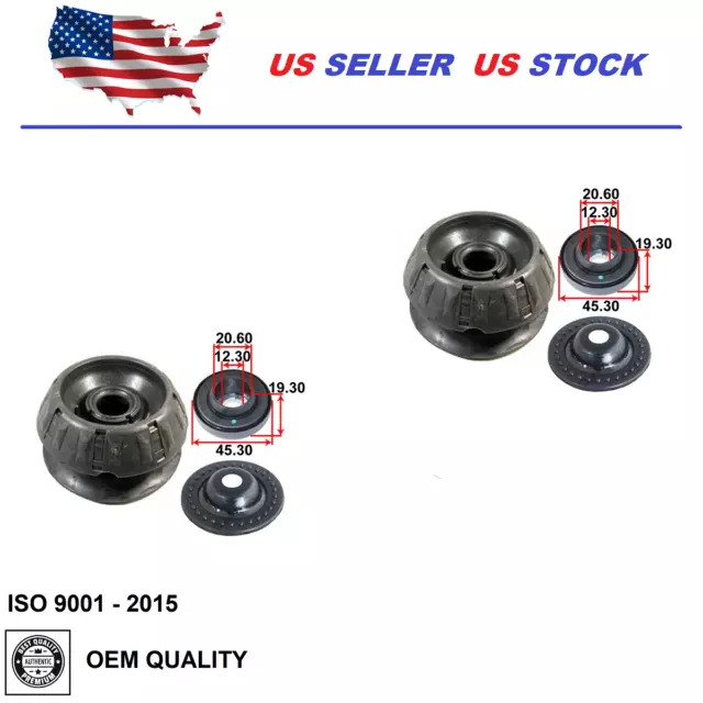 Strut Shock Mount Set W/Bearing Front Left + Right For  SCION XD 2008-2014