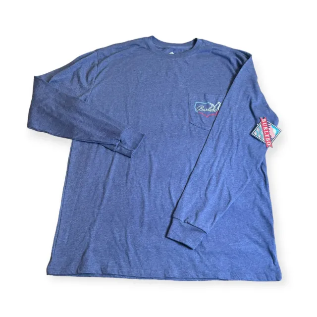 Burlebo Shirt - Long Sleeve Reagan Country Pocket - Men’s Size Large