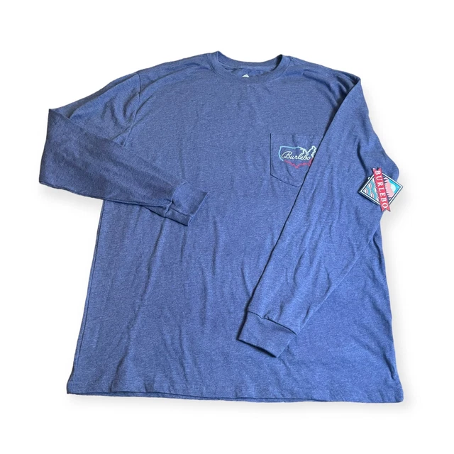 Burlebo Shirt - Long Sleeve Reagan Country Pocket - Menβs Size Large Burlebo Shirt - Long Sleeve Reagan Country Pocket - Menβs Size Large