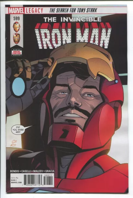 Invincible Iron Man #599 - Chris Sprouse Cover - Caselli Art - Marvel/2018