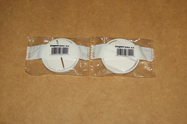Lot de 5 Plaques Memories double LEGRAND Céliane Yesterday blanc